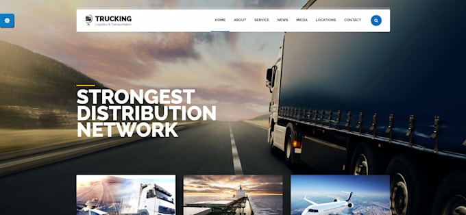 create trucking, logistics, dispatch, freight broker website