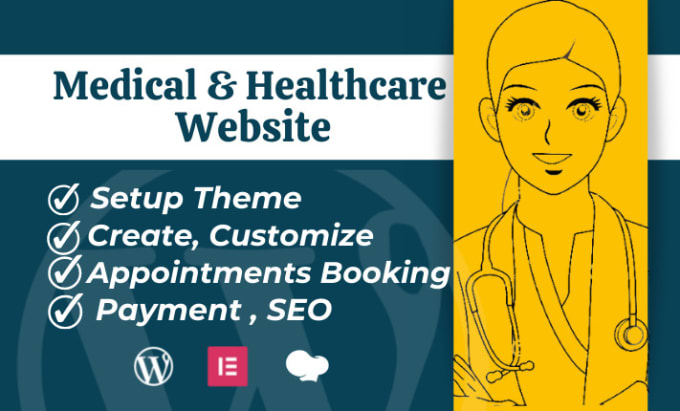 Best Deals! I will make medical or healthcare website for your business