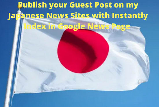 do guest post on japanese news sites with instant index