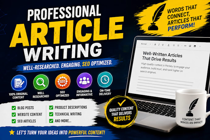 do article writing, creative writing, blog writer, copywriting, content writers