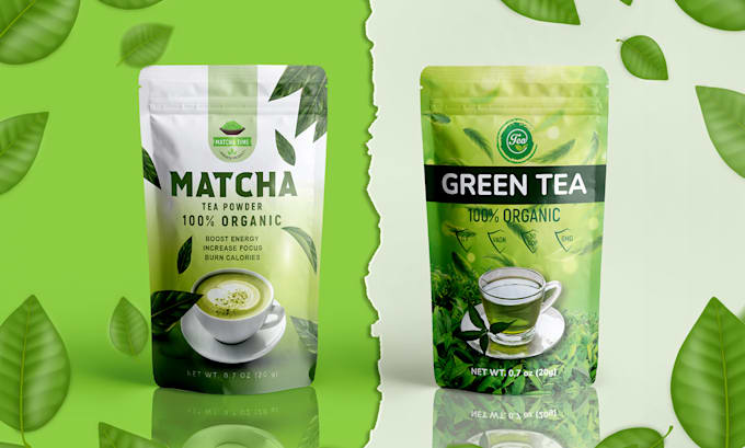 design unique food product label pouch and packaging box