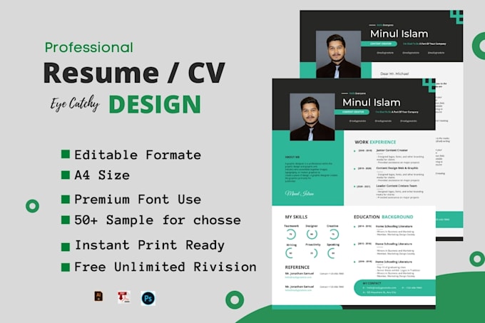 professional resume writing design and linkedin CV service