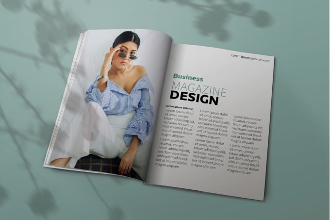 Hire a freelancer to do magazine or catalog design and cover page design