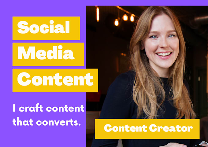 be your instagram and facebook content creator