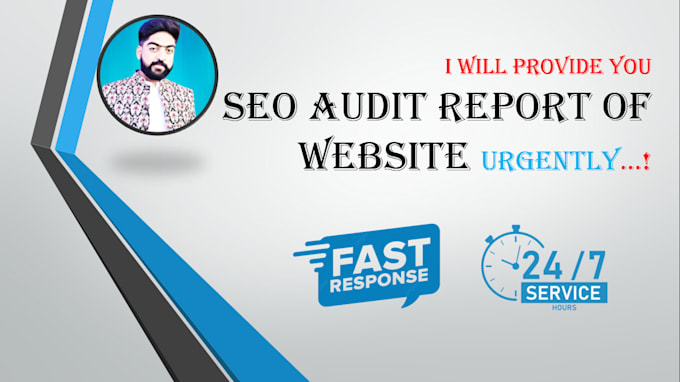 provide website SEO audit report urgently