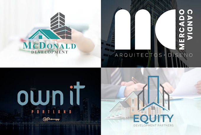 Design modern minimal initial real estate logo by Smg_designs | Fiverr