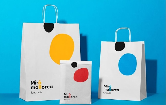 design tote bag, paper bag, and plastic shopping bag