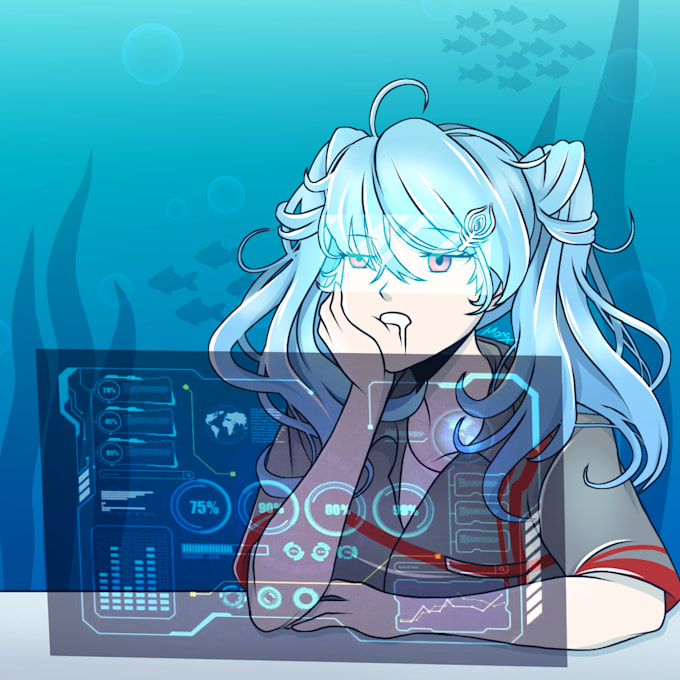 draw your fake anime and webtoon scene