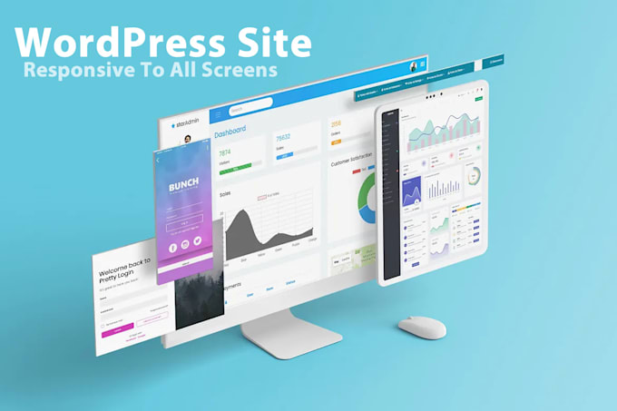 do website development, web design with wordpress