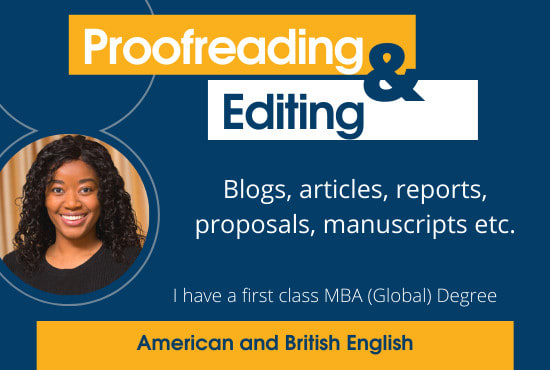 proofread and edit your blogs, articles, reports