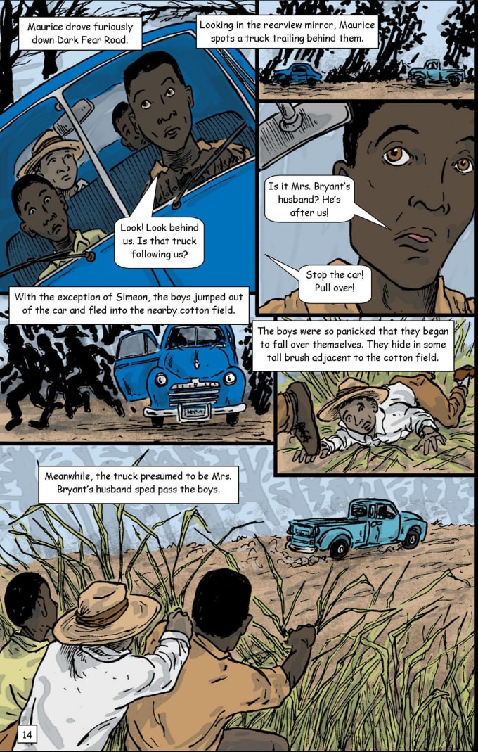 Draw a comic book or graphic novel page by Ddartstudio Fiverr