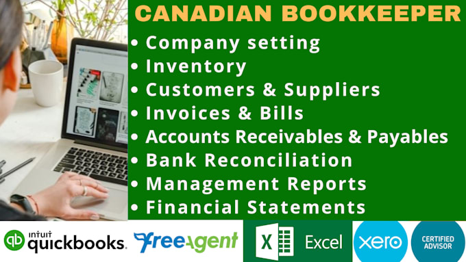 do e commerce bookkeeping for canadian business using xero quickbooks