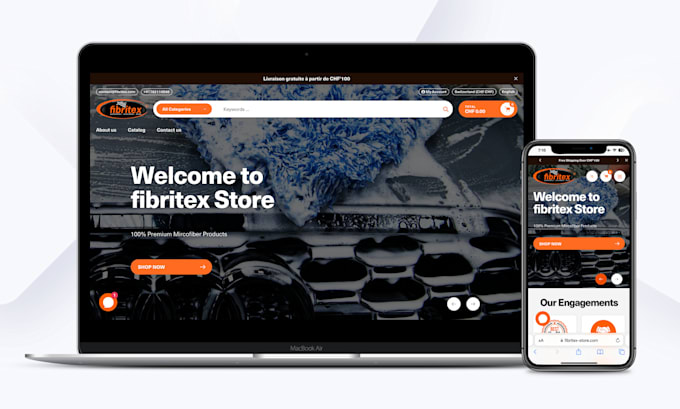 do a shopify website