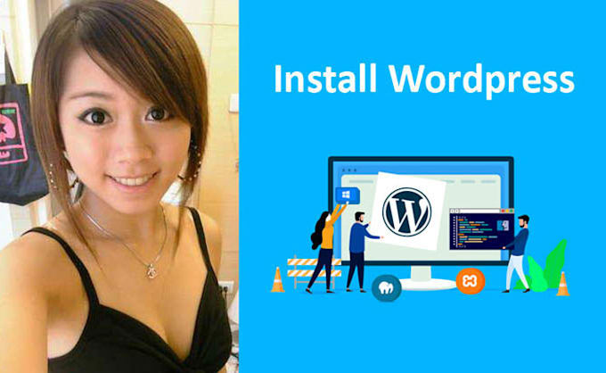 install wordpress, setup theme quickly