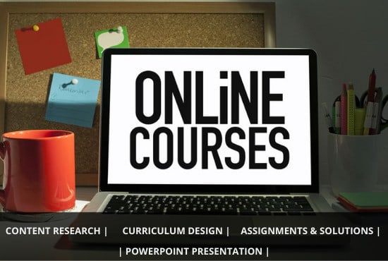 create online course, course creation and online course workbook
