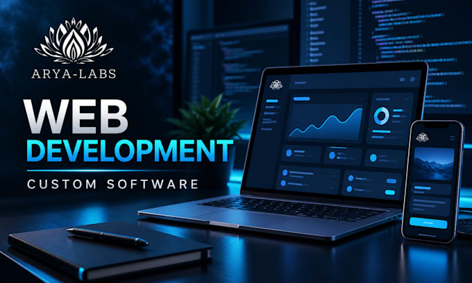 develop a professional web application or custom software