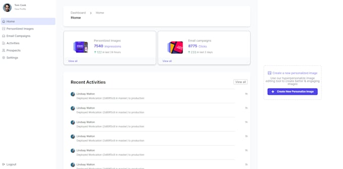 develop landing page in nextjs