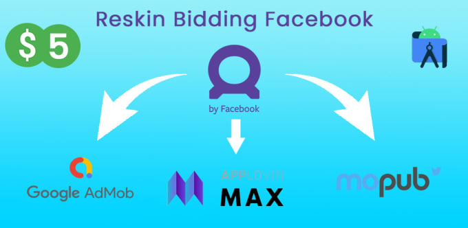 Hire a freelancer to reskin bidding facebook to admob, applovin max, and mopub