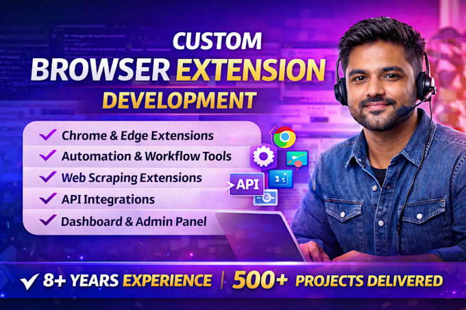 build chrome extension for web scraping and automation leads