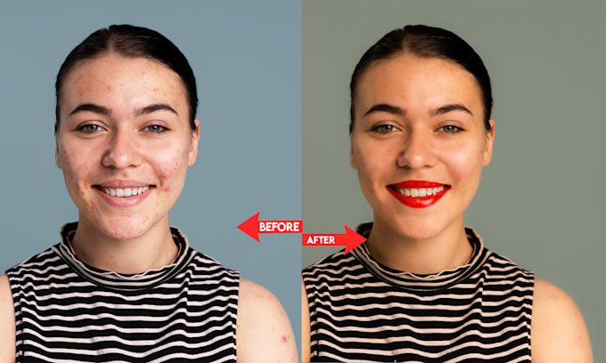 superfast background removes image manipulation face retouching