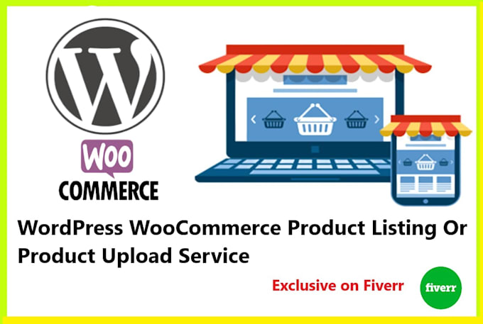 do wordpress woocommerce product listing product upload or import in your store