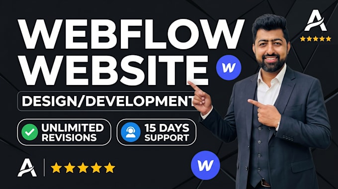 be your webflow developer,  do webflow website design, figma to webflow expert