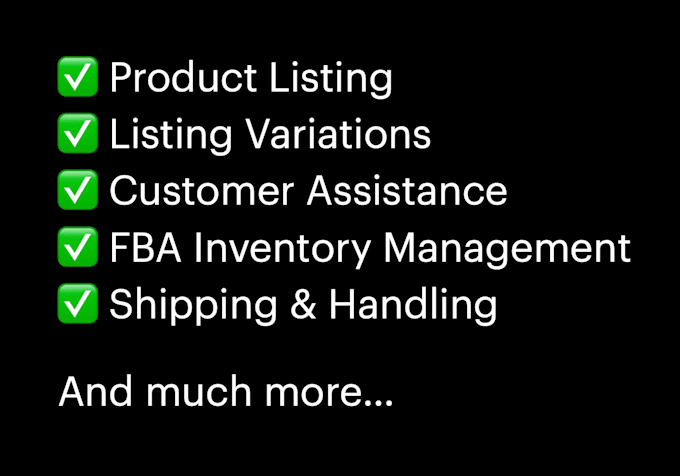 create amazon product listings