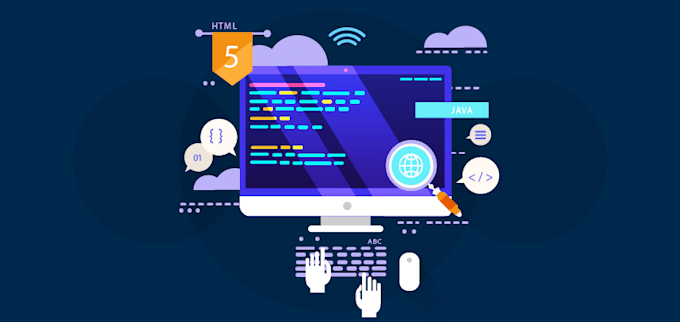 write custom HTML, CSS, javascript code for your website