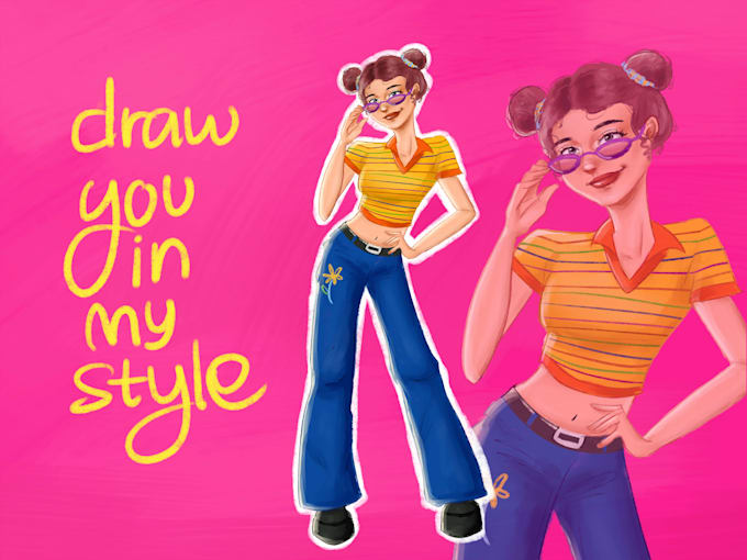 draw self, couple, group portrait in my cartoon style