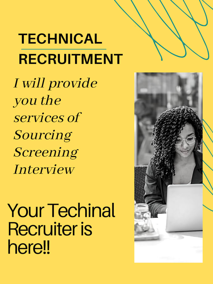 handle technical and IT recruitment, sourcing from linkedin, indeed