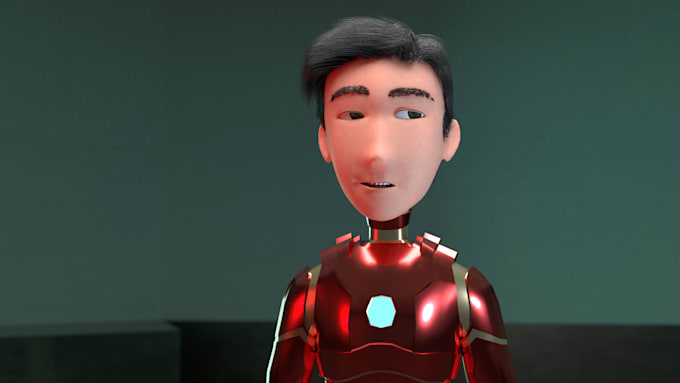create 3d model, animation, rigging, and texturing