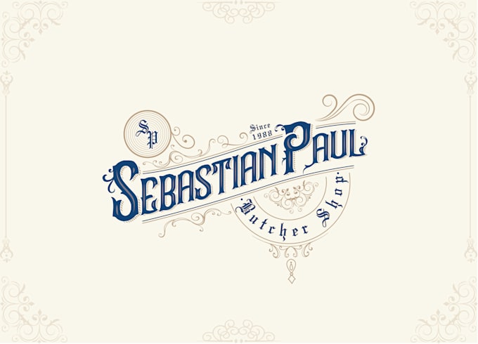 design a vintage retro hand lettering logo