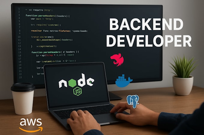 develop custom nodejs apis for web or mobile apps