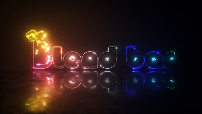 neon logo animation for your brand