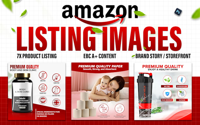 design amazon listing images, premium ebc a plus content