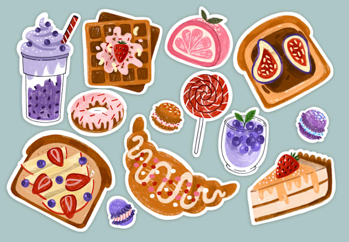 sticker pack, stickers for a planner, customized sticker