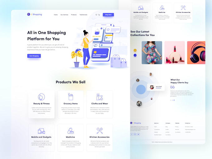 Best Price! I will design a professional landing page or homepage in figma  for $100
