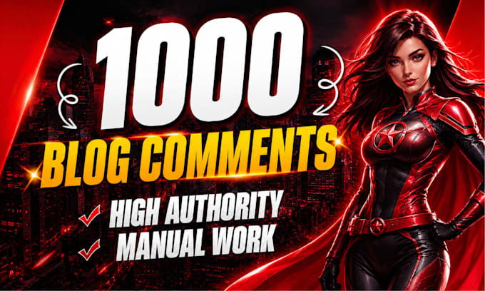 do 1000 seo backlinks dofollow blog comments high quality link building services