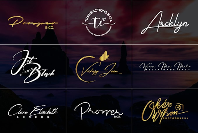 Design scripted, handwriting, signature, handwritten typography font ...