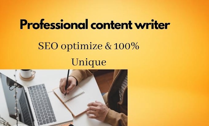 write SEO friendly website content and article