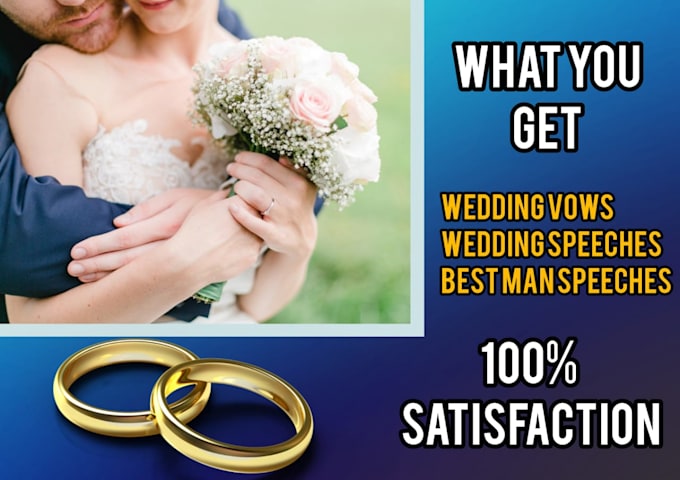 write your custom wedding vows and speeches