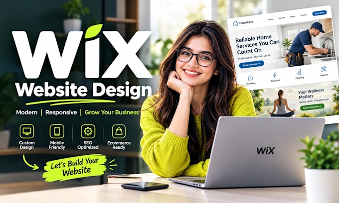 build wix website design, redesign wix studio website