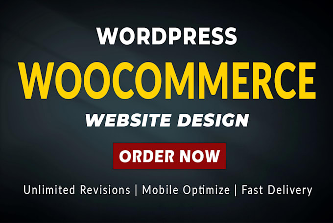 design modern woocommerce website