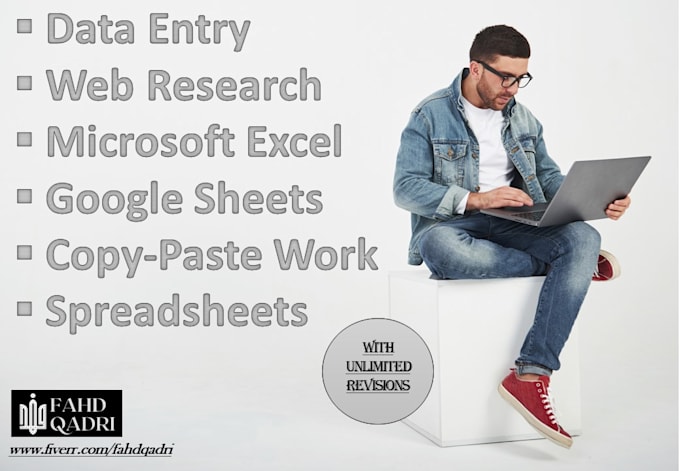 do data entry, web research, and copy paste work