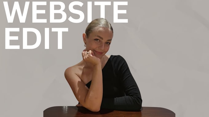 edit your website content