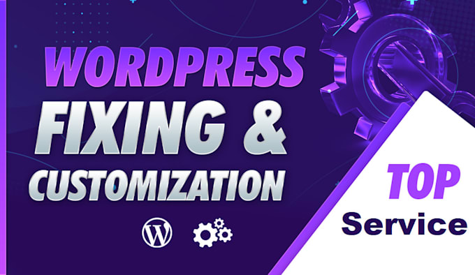 do website customization and fixing