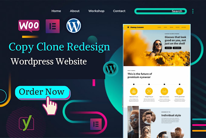 copy,duplicate,clone website and elementor pro clone wordpress website redesign