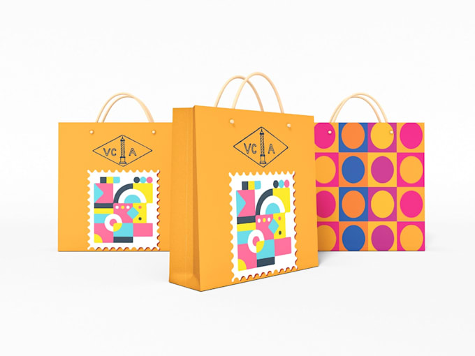 design shopping bag, tote bag, paper bag