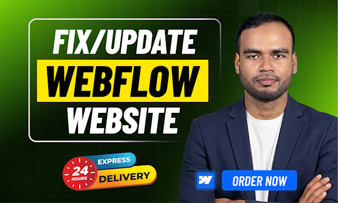 fix webflow issues, bugs, responsiveness and any problems