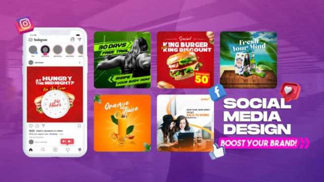 do social media design